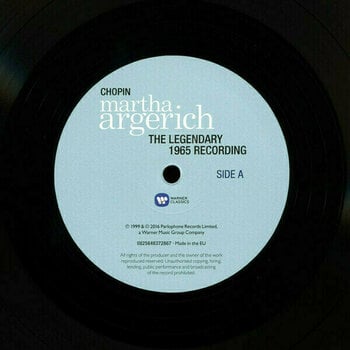 Disque vinyle Martha Argerich - Martha Argerich / Chopin:The Legendary 1965 Recording (LP) - 3