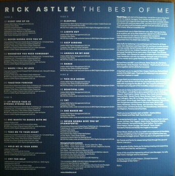 Vinyylilevy Rick Astley - The Best Of Me (Limited Edition) (2 LP) - 6
