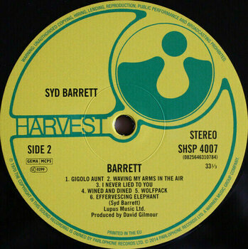 Płyta winylowa Syd Barrett - Barret (180g) (LP) - 4