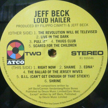Грамофонна плоча Jeff Beck - Loud Hailer (Stereo) (LP) - 5