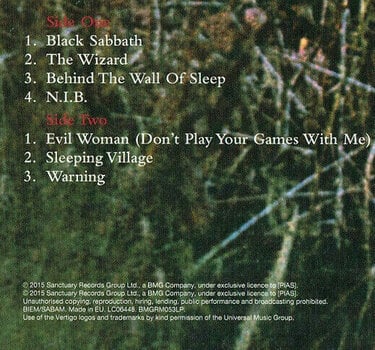 Vinyl Record Black Sabbath - Black Sabbath (180g) (LP) - 7