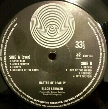 Vinyl Record Black Sabbath - Master Of Reality (LP) - 3