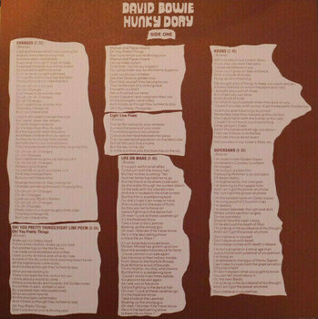 Vinyl Record David Bowie - Hunky Dory (2015 Remastered) (LP) - 3
