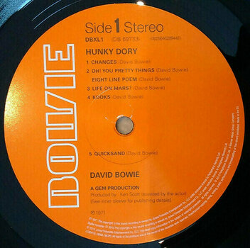 Vinyl Record David Bowie - Hunky Dory (2015 Remastered) (LP) - 5