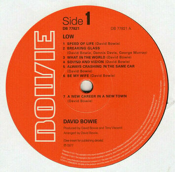 Vinyl Record David Bowie - Low (2017 Remastered) (LP) - 3