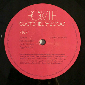 Vinyl Record David Bowie - Glastonbury 2000 (3 LP) - 15