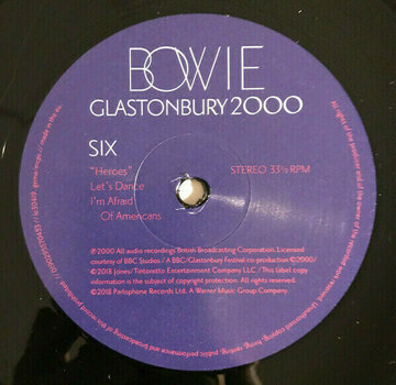 Vinyl Record David Bowie - Glastonbury 2000 (3 LP) - 16