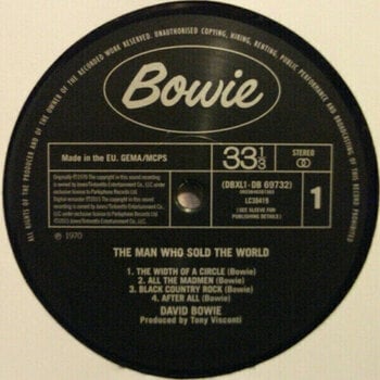 Vinyl Record David Bowie - The Man Who Sold The World (2015 Remastered) (LP) - 4