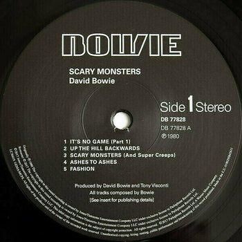 Disco de vinilo David Bowie - Scary Monsters (And Super Creeps) (2017 Remastered) (LP) - 3