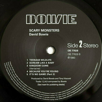 Disco de vinilo David Bowie - Scary Monsters (And Super Creeps) (2017 Remastered) (LP) - 4