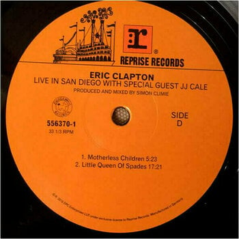Vinyl Record Eric Clapton - Live In San Diego (With Special Guest Jj Cale) (3 LP) - 11