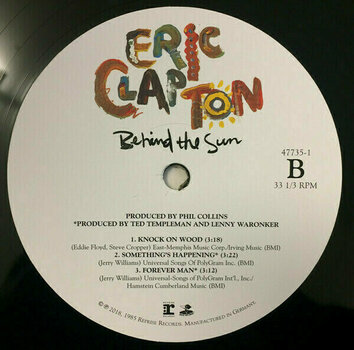 Vinyl Record Eric Clapton - Behind The Sun (LP) - 6