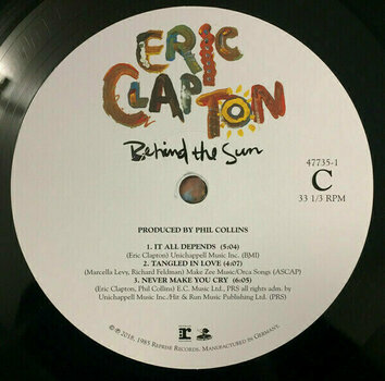 Vinyl Record Eric Clapton - Behind The Sun (LP) - 7