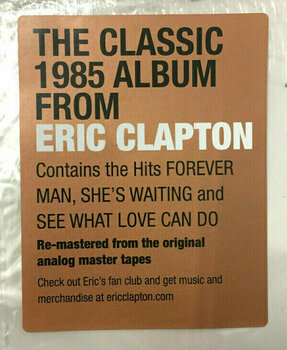 LP Eric Clapton - Behind The Sun (LP) - 9