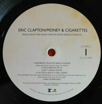 Vinyylilevy Eric Clapton - Money And Cigarettes (LP) - 5