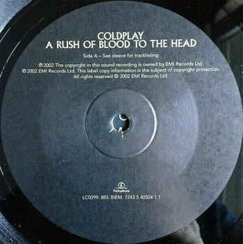 Hanglemez Coldplay - A Rush Of Blood To The Head (LP) - 2
