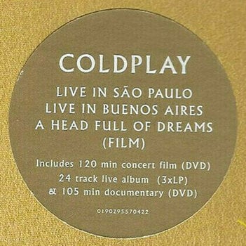 Vinyl Record Coldplay - Live In Buenos Aires/Live In Sao Paulo/A Head Full Of Dreams (3 LP + 2 DVD) - 4