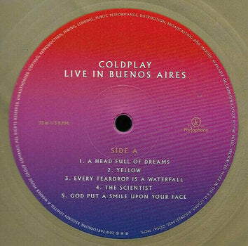 Vinylskiva Coldplay - Live In Buenos Aires/Live In Sao Paulo/A Head Full Of Dreams (3 LP + 2 DVD) - 5