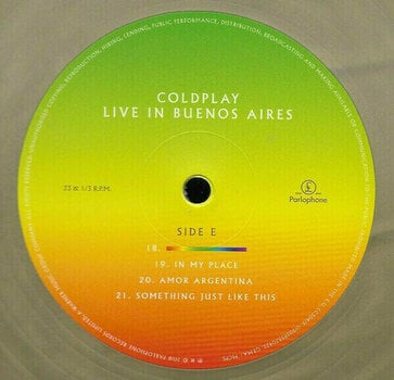 Disco de vinilo Coldplay - Live In Buenos Aires/Live In Sao Paulo/A Head Full Of Dreams (3 LP + 2 DVD) - 9