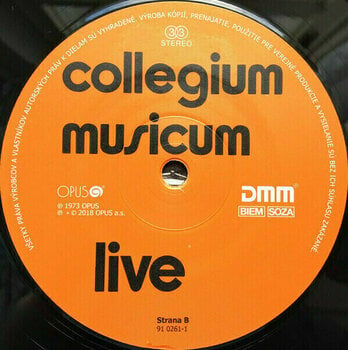 LP Collegium Musicum - Live (LP) - 3