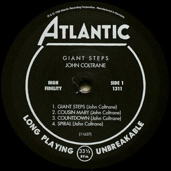 Vinyl Record John Coltrane - Giant Steps (Mono) (Remastered) (LP) - 3