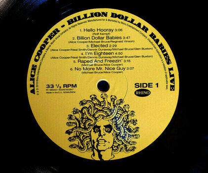 Vinyl Record Alice Cooper - RSD - Billion Dollar Babies Live (Black Friday 2019) (LP) - 2