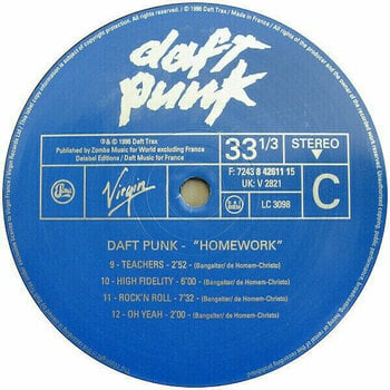 Disque vinyle Daft Punk - Homework (LP) - 6