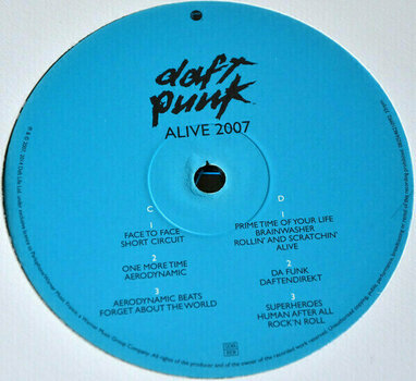 Vinyl Record Daft Punk - Alive 2007 (LP) - 7