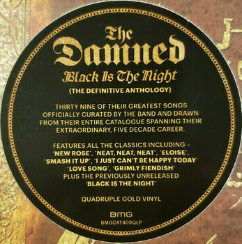 Vinyylilevy The Damned - Black Is The Night: The Definitive Anthology (4 LP) - 19