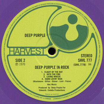 Vinyl Record Deep Purple - In Rock (2018 Remastered) (LP) - 8