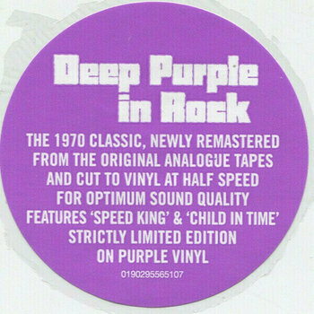 Disque vinyle Deep Purple - In Rock (2018 Remastered) (LP) - 10