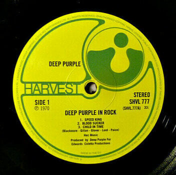 Vinyl Record Deep Purple - Deep Purple In Rock (LP) - 5