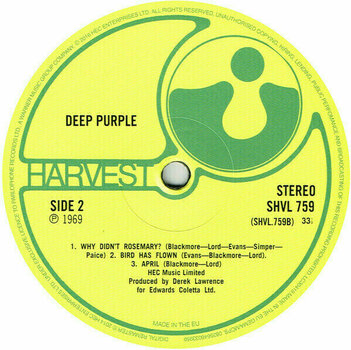 Vinyl Record Deep Purple - Deep Purple (LP) - 5