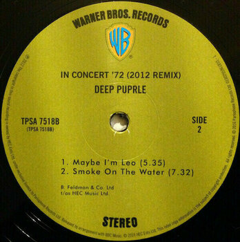 Vinyl Record Deep Purple - In Concert '72 (2 LP + 7" Vinyl) - 4