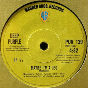 Vinylplade Deep Purple - In Concert '72 (2 LP + 7" Vinyl) - 9