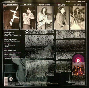 Vinyylilevy Deep Purple - In Concert '72 (2 LP + 7" Vinyl) - 10