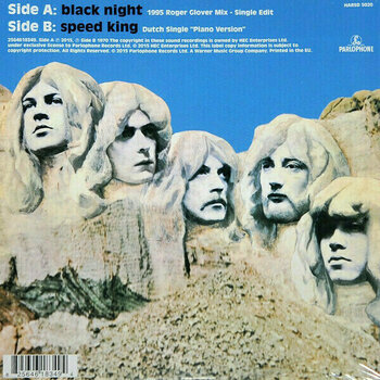 Vinyl Record Deep Purple - RSD - Black Night/Speed King (7' Blue Opaque Vinyl In Picture Bag) (LP) - 2