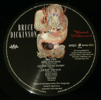 Disque vinyle Bruce Dickinson - Tattooed Millionaire (LP) - 8