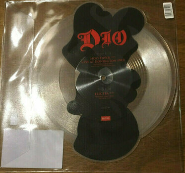 Disco de vinilo Dio - RSD - Holy Diver Live B/W Electra (Die Cut Logo) (LP) - 5