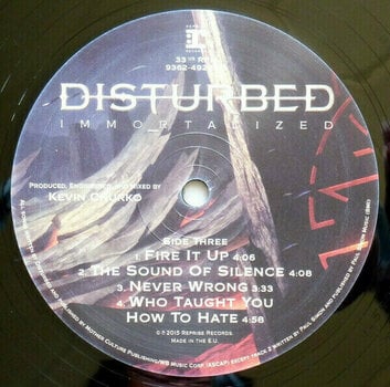 Vinyl Record Disturbed - Immortalized (LP) - 12