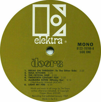 Vinyl Record The Doors - The Doors (Mono) (LP) - 3