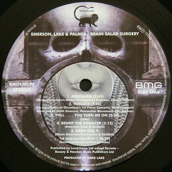 LP Emerson, Lake & Palmer - Brain Salad Surgery (LP) - 4