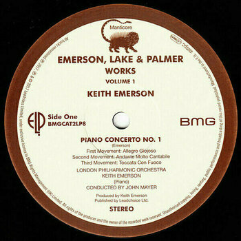 Vinyl Record Emerson, Lake & Palmer - Works Volume 1 (LP) - 2