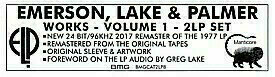 LP Emerson, Lake & Palmer - Works Volume 1 (LP) - 6