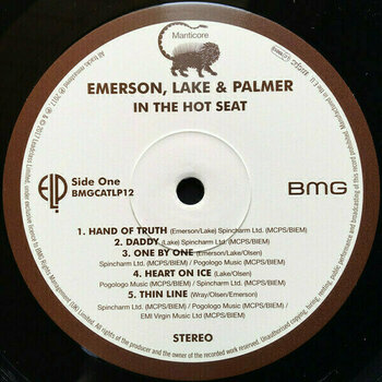 Vinylplade Emerson, Lake & Palmer - In The Hot Seat (LP) - 5
