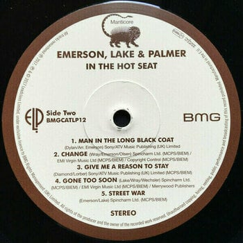 Vinyl Record Emerson, Lake & Palmer - In The Hot Seat (LP) - 6