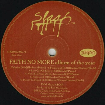Vinyl Record Faith No More - Album Of The Year (LP) - 8