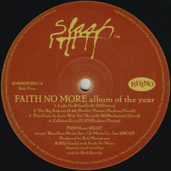 Vinyl Record Faith No More - Album Of The Year (LP) - 11