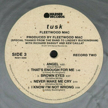 Disque vinyle Fleetwood Mac - Tusk (Silver Vinyl Album) (LP) - 5