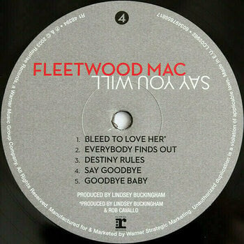 Vinyl Record Fleetwood Mac - Say You Will (LP) - 7